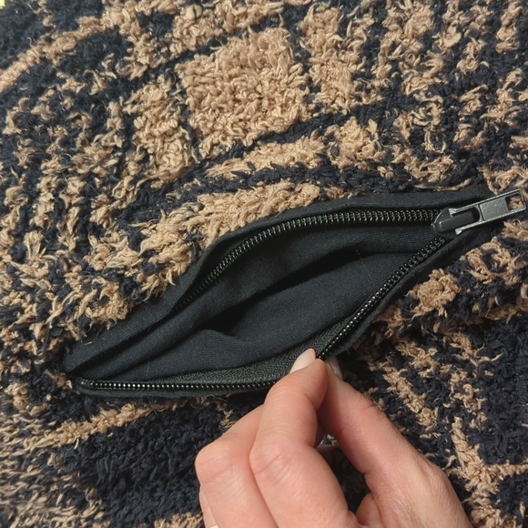 Skims XL Lounge Jogger Pants Plaid Tan Black - Picture 5 of 7